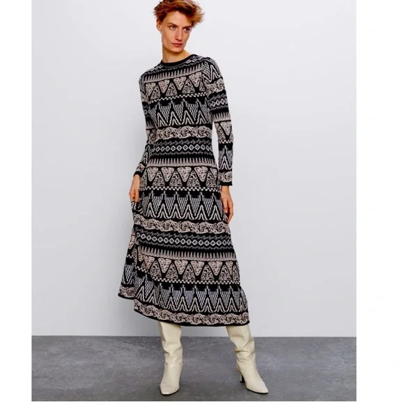 zara limited edition embroidered dress Jalia Embroidered Dress main image 1